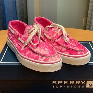 Sperry, Biscayne Pink Tie Dye, 5.5M